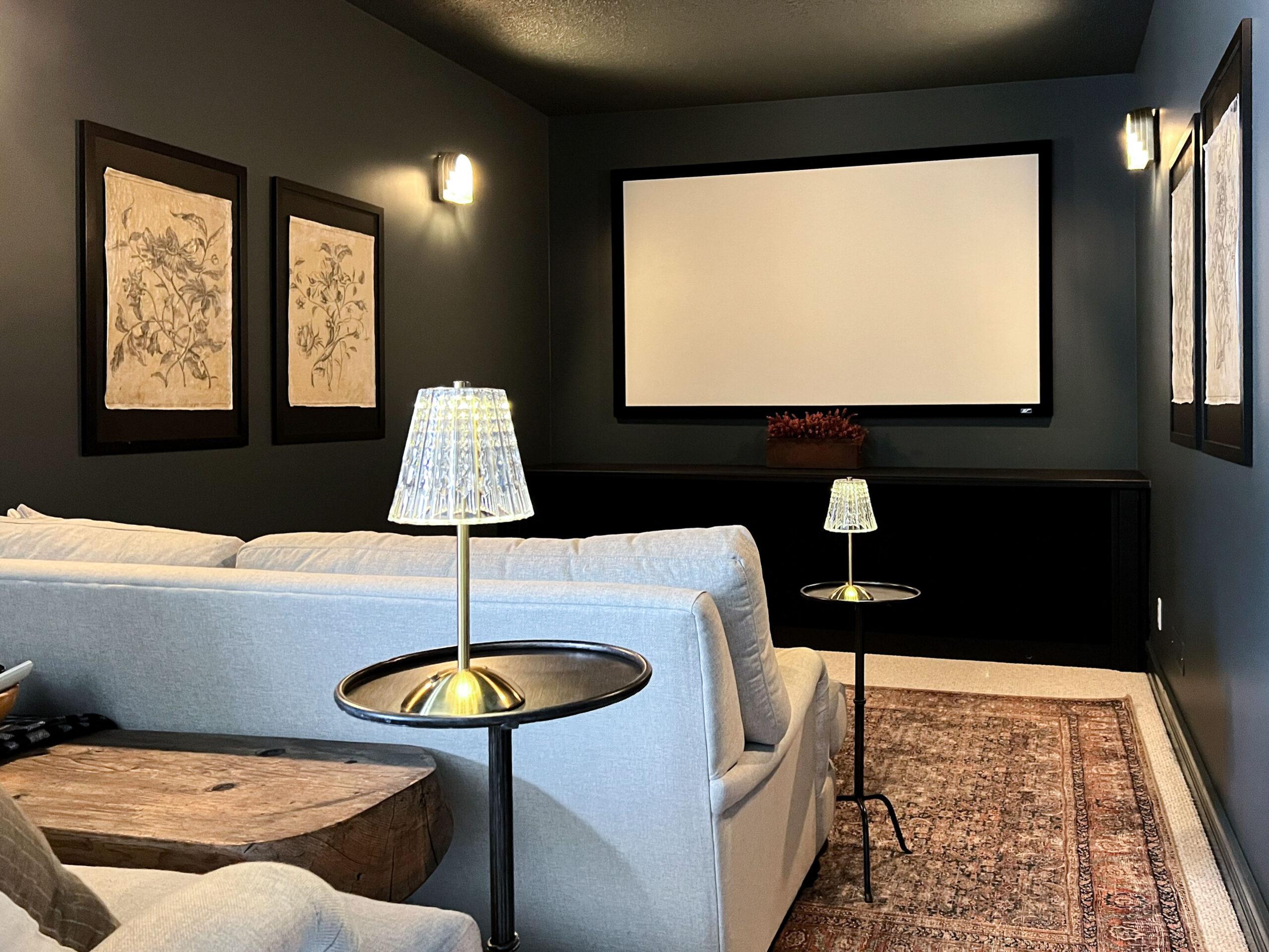 Media Room Makeover! (And Budget Friendly Ideas) - Erin Zubot Design