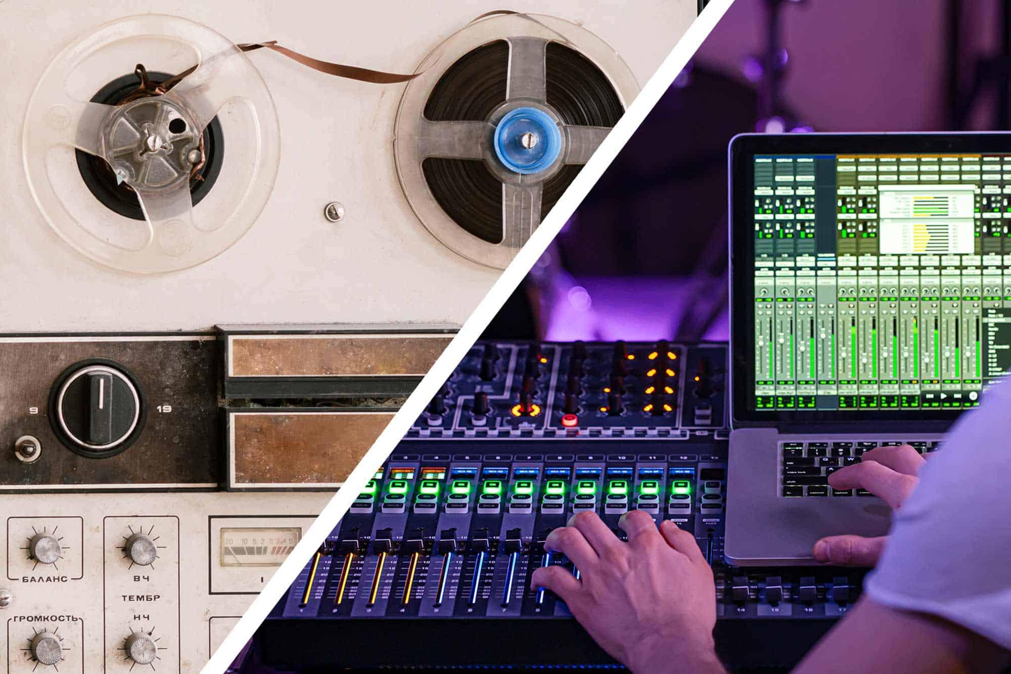 HISTORY OF AUDIO, Analog to Digital Production | Timeline